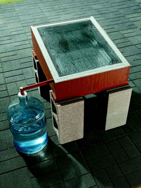 Off Grid DIY Solar Still Purify Water