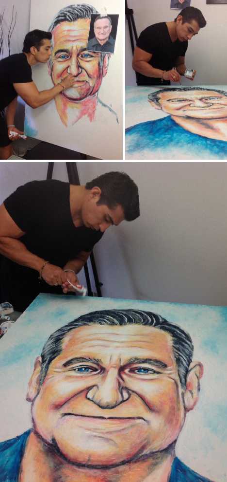 Brush Well: The Toothpaste Paintings Of Cristiam Ramos