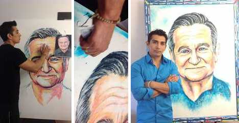 Brush Well: The Toothpaste Paintings Of Cristiam Ramos