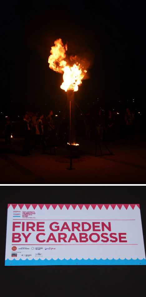 Fire Garden: Carabosse Warms Battersea Power Station