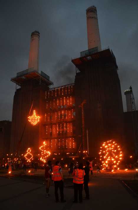 Fire Garden: Carabosse Warms Battersea Power Station