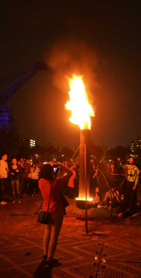 Fire Garden: Carabosse Warms Battersea Power Station