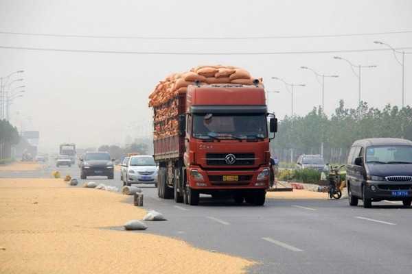 China’s Corn Farmers Impound The Pavement