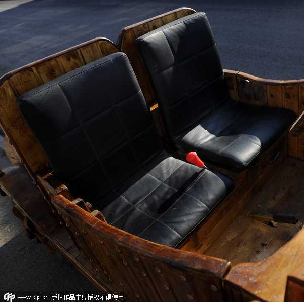 China wooden electric car cd5
