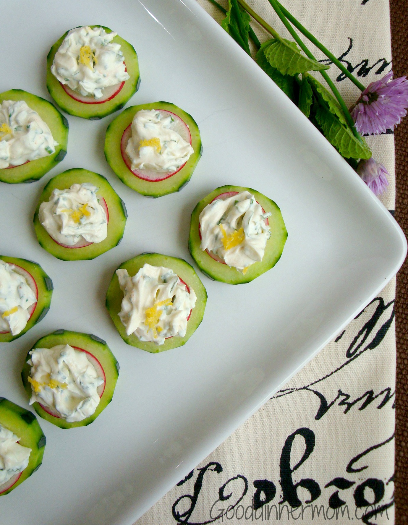 healthy swaps cucumber slices