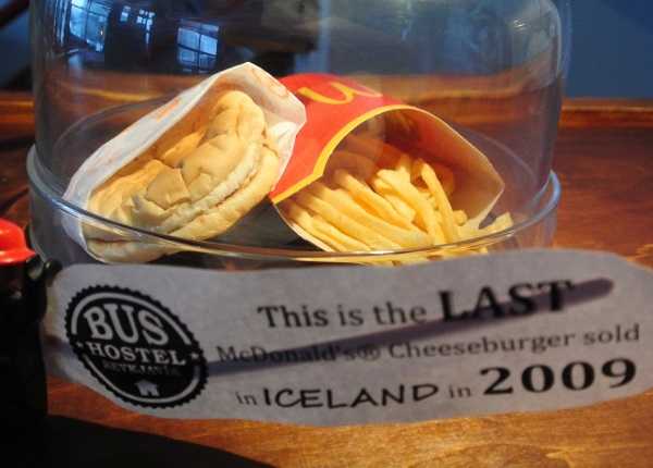 Last McDonalds Burger Fries Iceland 7