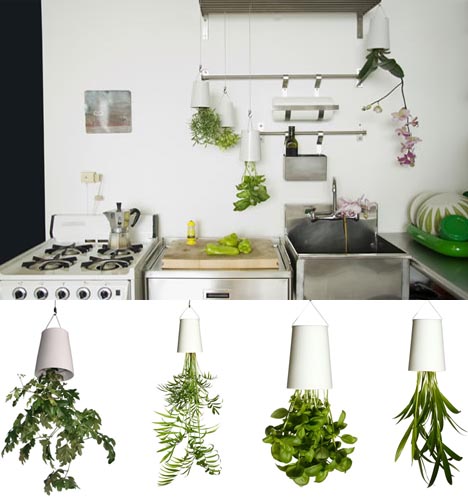modern planters inverted