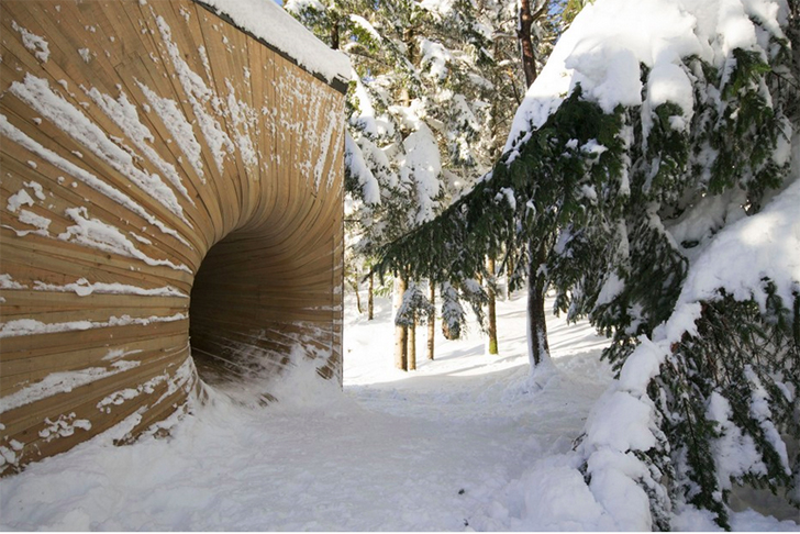 wood tunnel house 3