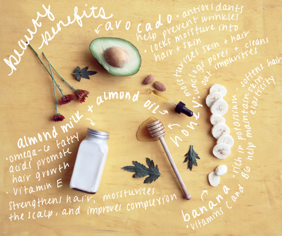 diy beauty recipes avocado almond