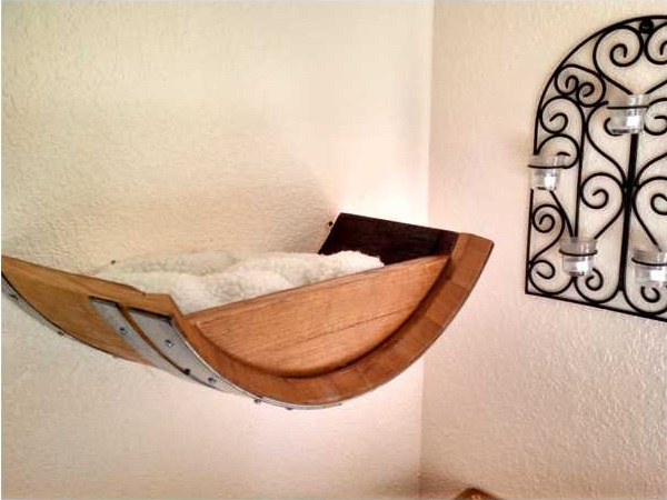 Kit’n Barrel: Recycled Wine Barrel Cat Beds