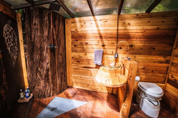 Hangout: Pinecone Treehouse Rests Among Redwoods
