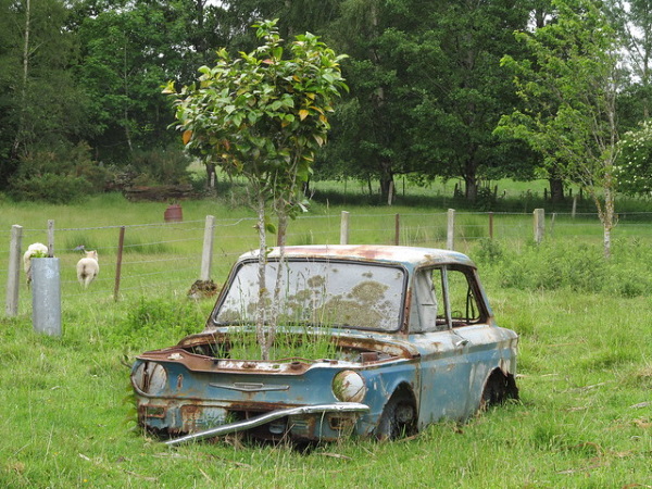 Power Plants: 10 More Overgrown Abandoned Vehicles