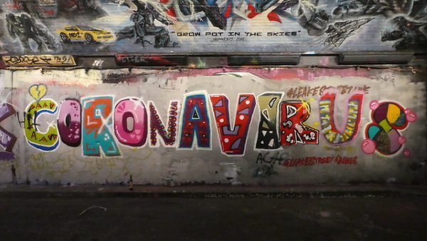 Critical Mask: COVID-19 Graffiti Goes Viral