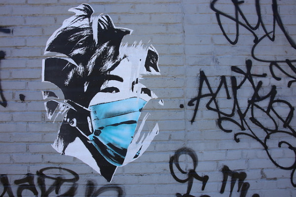 Taped Masking: 10 Face Mask Stencils, Stickers & Graffiti
