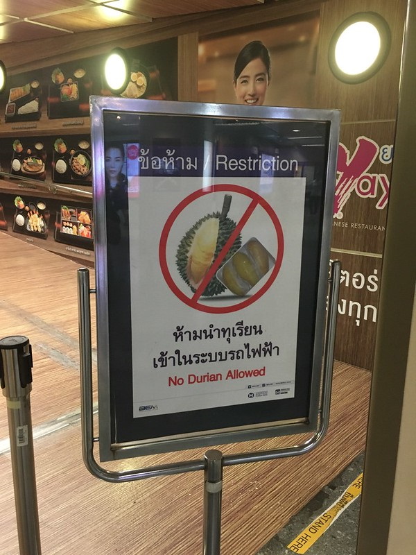 Fruitless: 10 Scents-sational ‘No Durian’ Signs