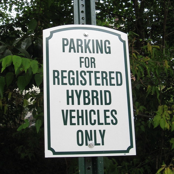 Locked Anoded: 7 Hybrid Vehicle Parking Signs