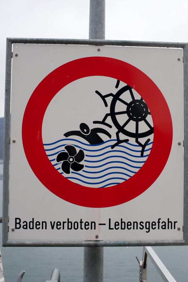 Don’t Tread In Me: 10 Nifty ‘No Swimming’ Signs
