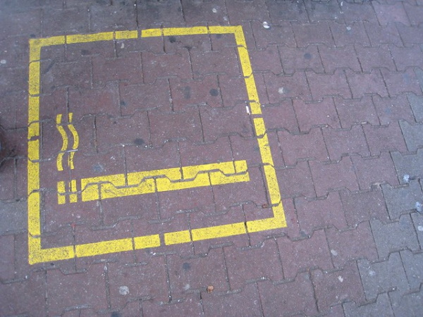 The Burn Identity: 10 Smokin’ Hot Smoking Area Signs