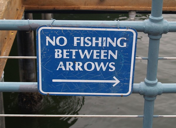 Off The Hook: 10 Reel Cool ‘No Fishing’ Signs